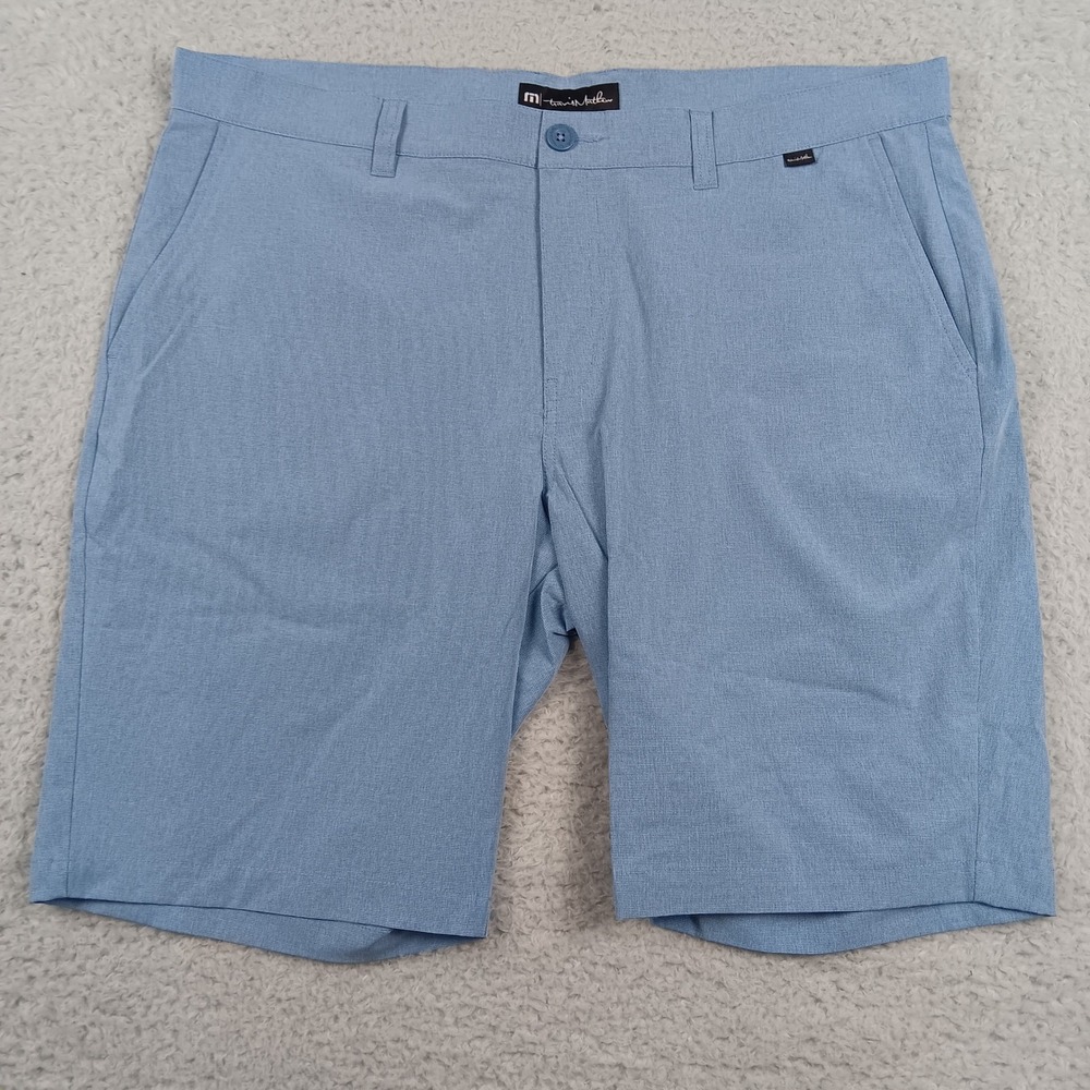 TravisMathew Golf Short Men 40 Blue Stretch Performance 1MM208